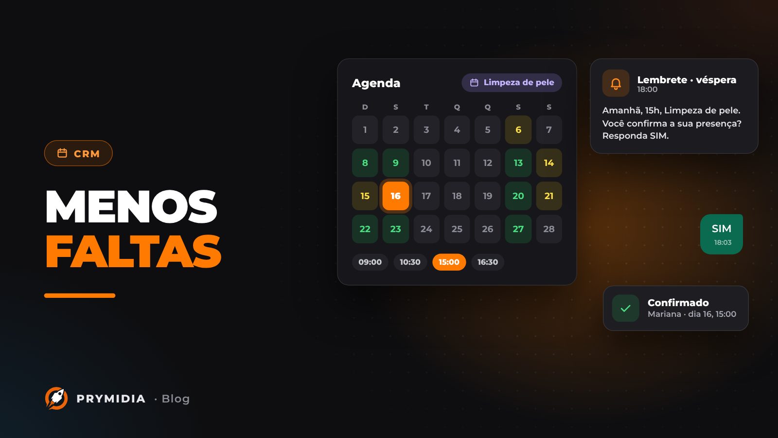 Ilustração do artigo: Agenda e lembretes: como reduzir faltas nos agendamentos